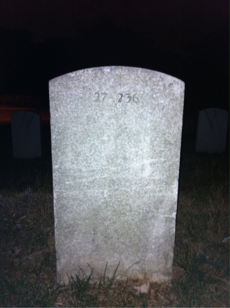 Back of headstone — John Consuegra
