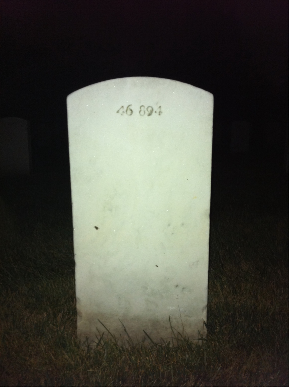 Back of headstone — Richard Allen