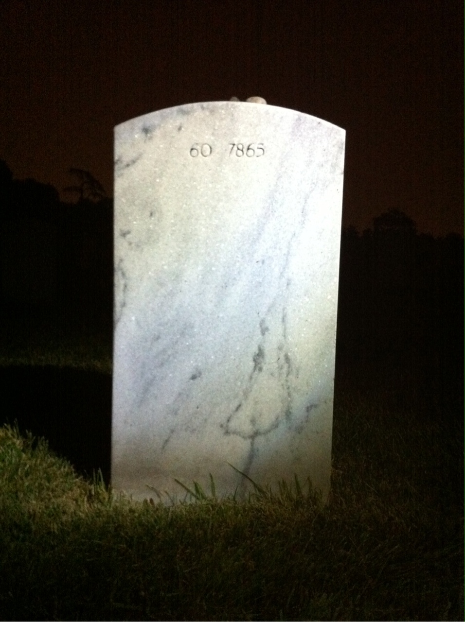 Back of headstone — Patrick R Nixon