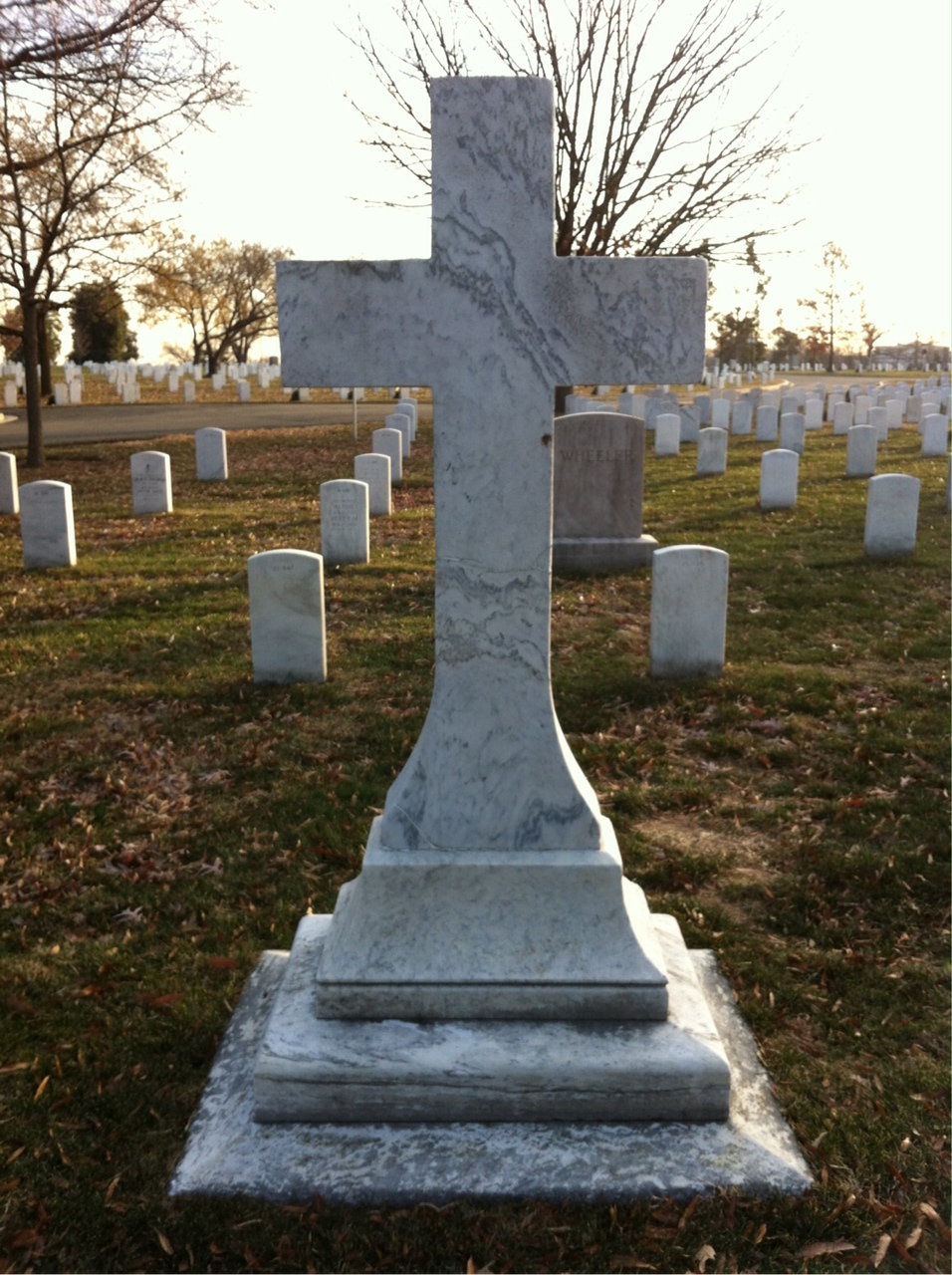 Back of headstone — Frank Antos