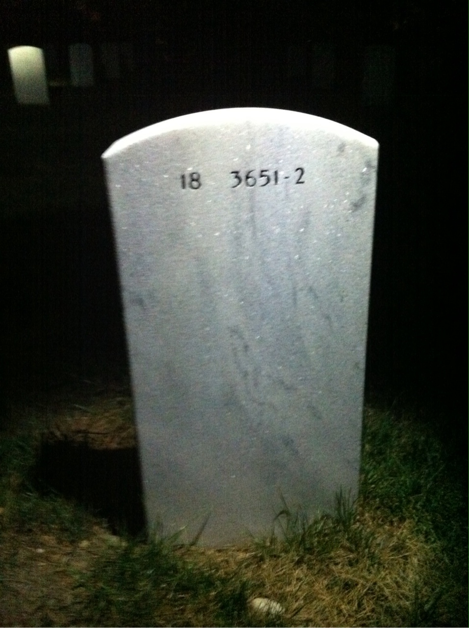 Back of headstone — Philip Coady