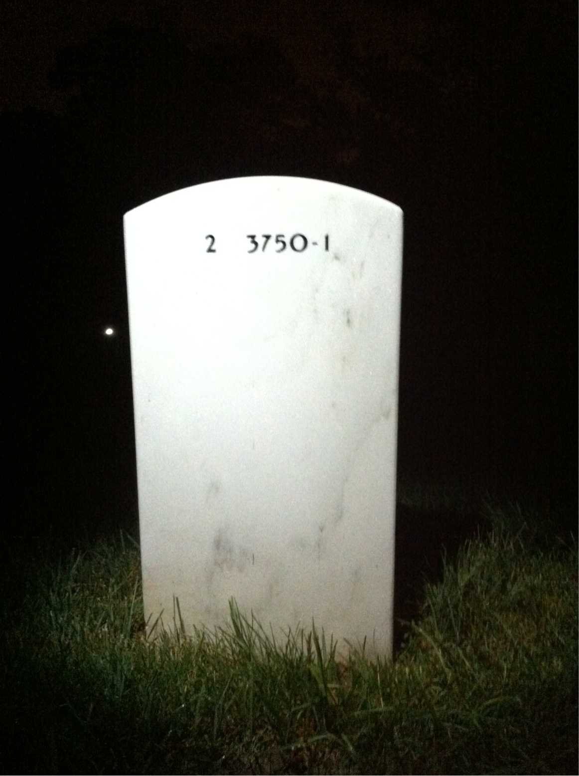 Back of headstone — Phyllis Pierce