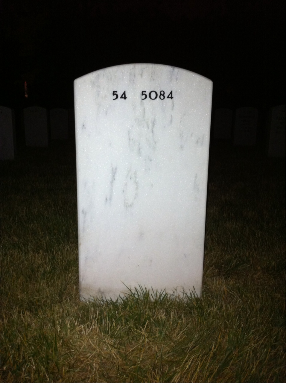 Back of headstone — John Davitt