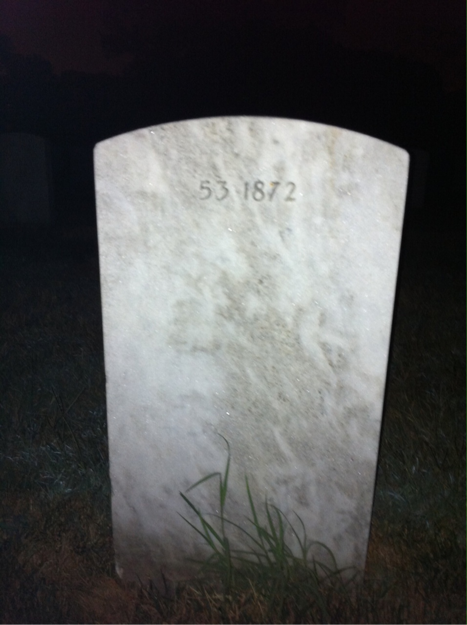 Back of headstone — Phineas Morrill