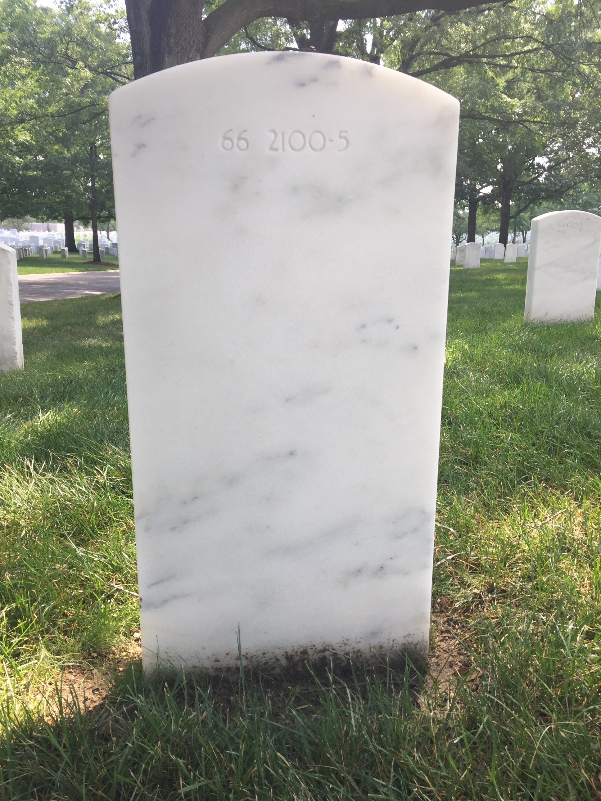 Back of headstone — John Murnane