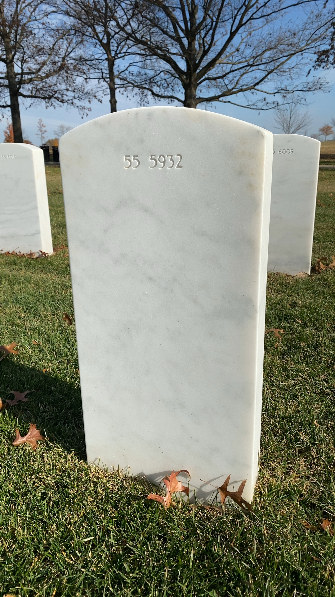 Back of headstone — Wilmore Ritchie