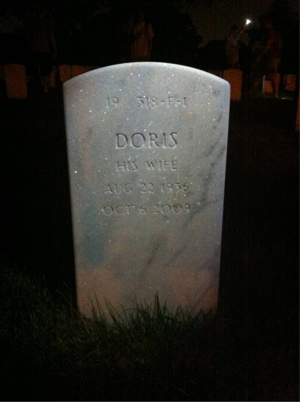 Back of headstone — Joseph Atchison