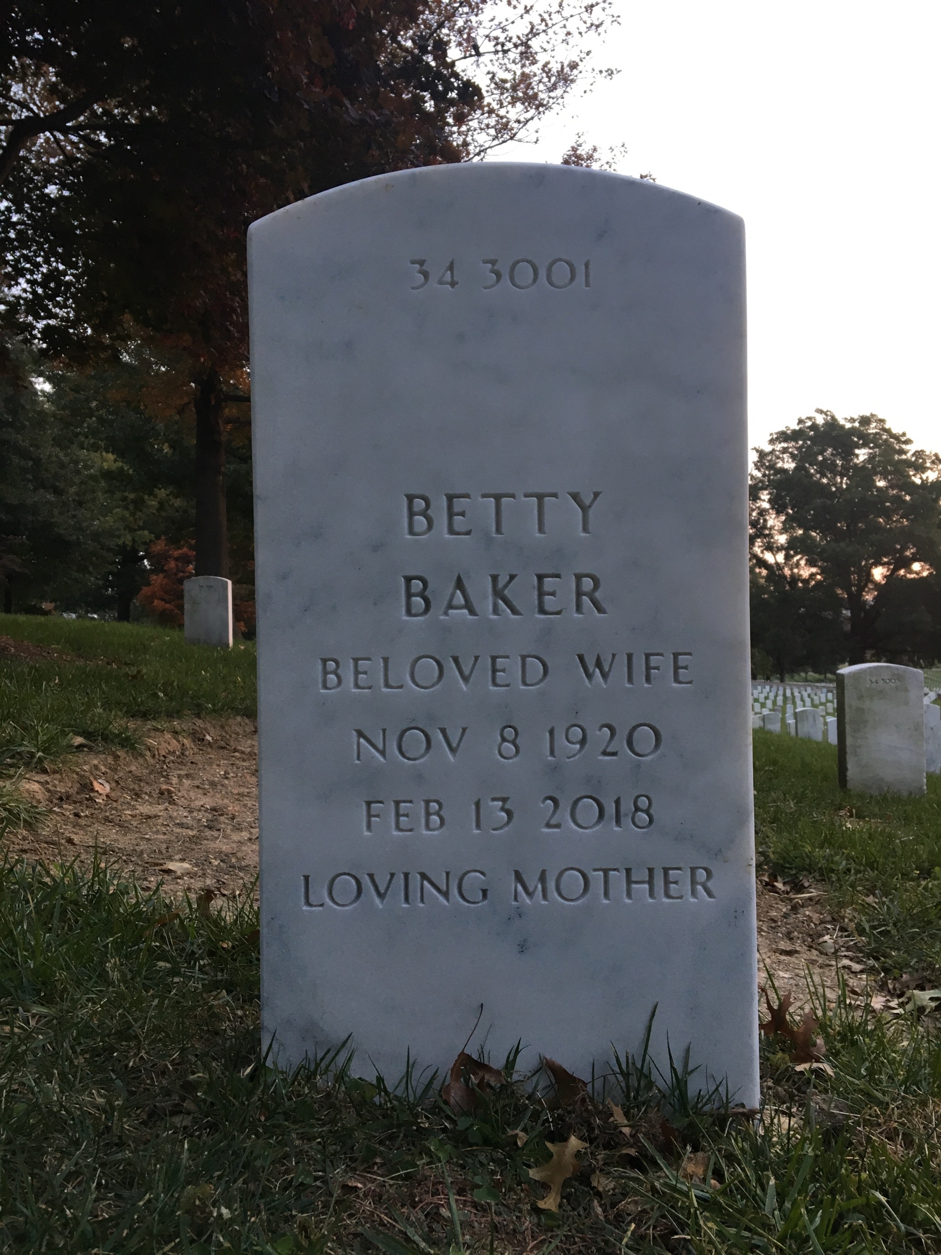 Back of headstone — Misha Kadick