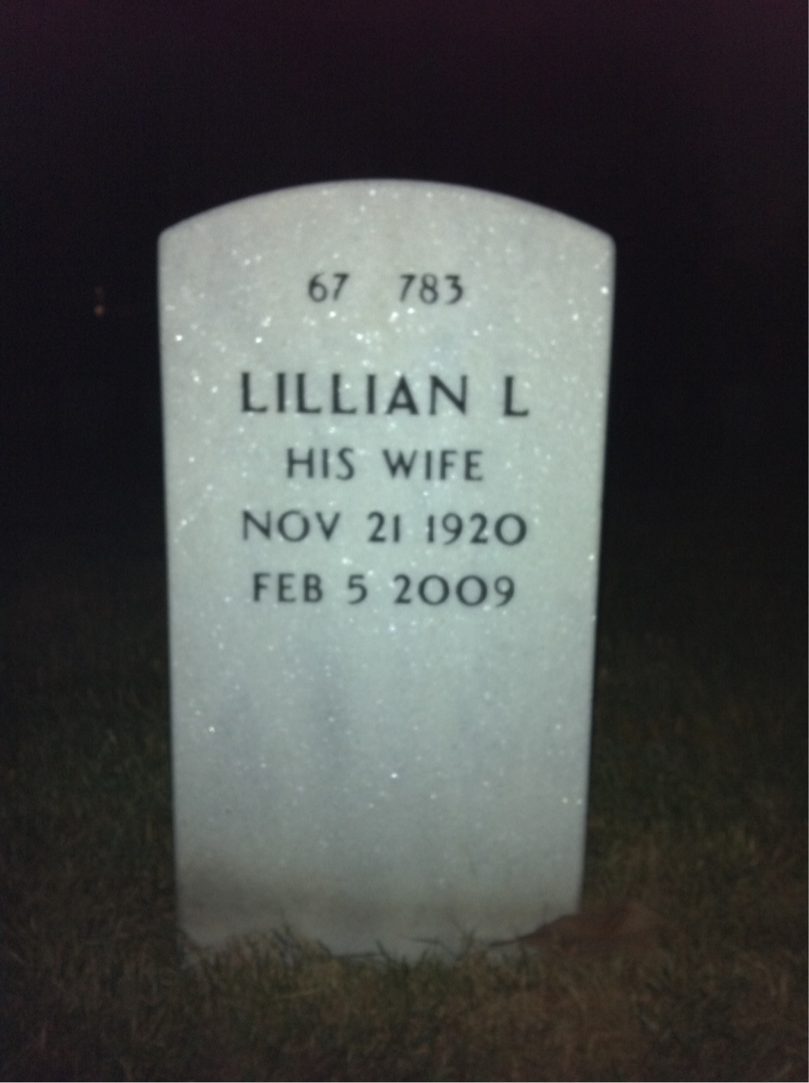 Back of headstone — Elbert English