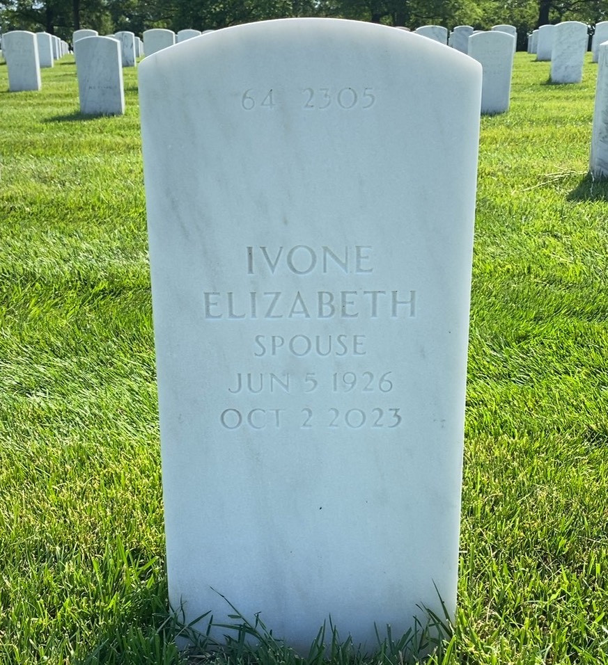 Back of headstone — Albert Mcreynolds