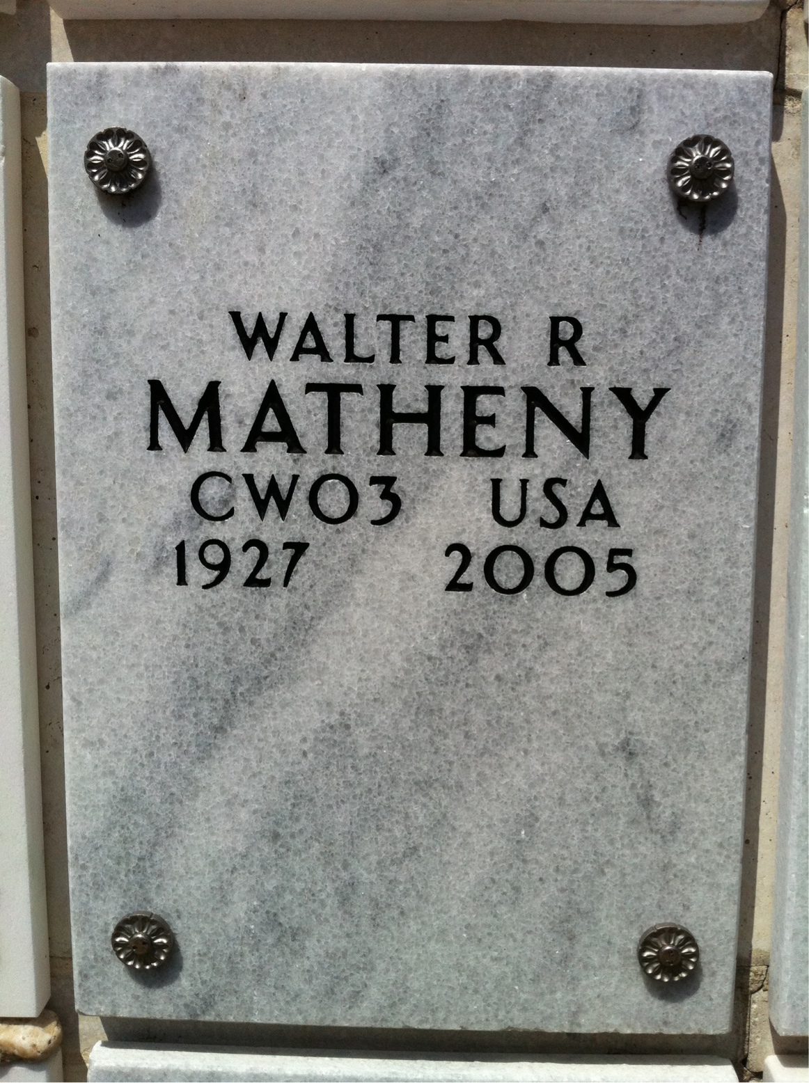 Walter Matheny