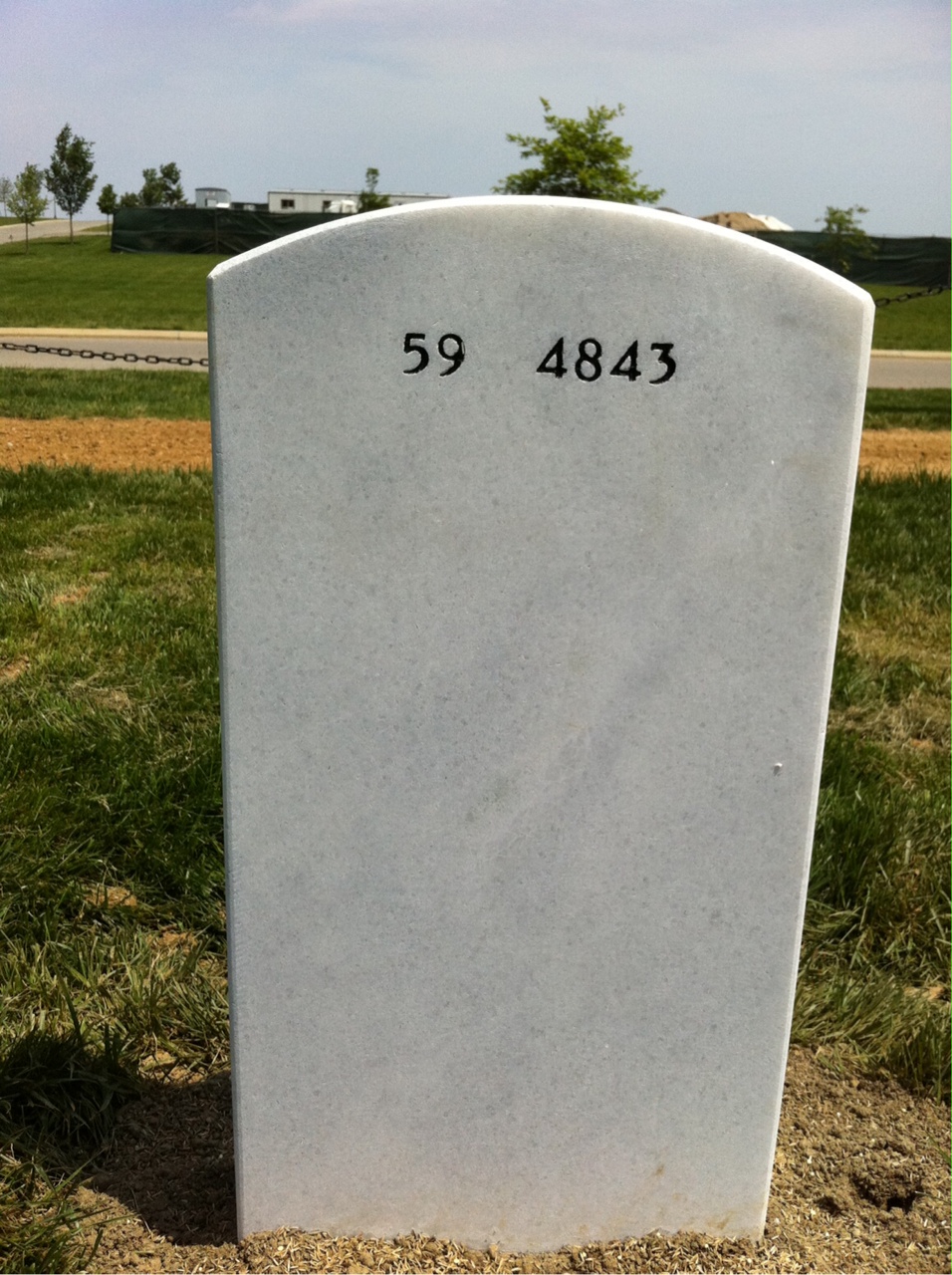 Back of headstone — Erwin Munch