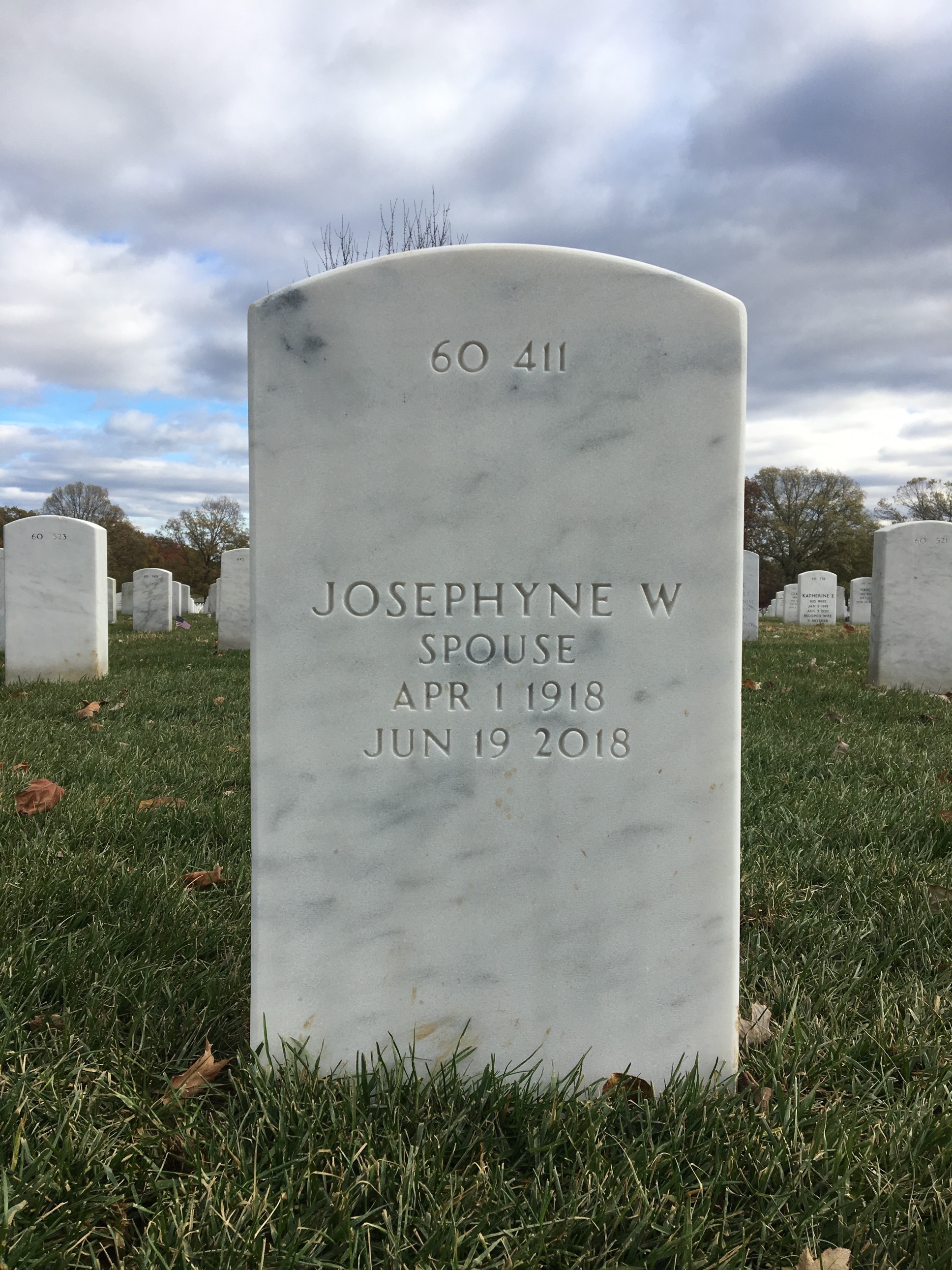 Back of headstone — Carl Fleps