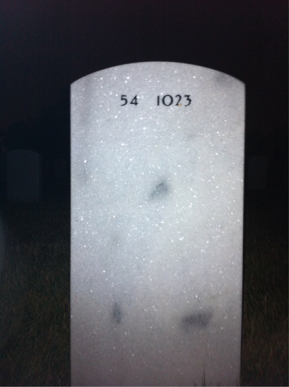 Back of headstone — Anthony Terracciano