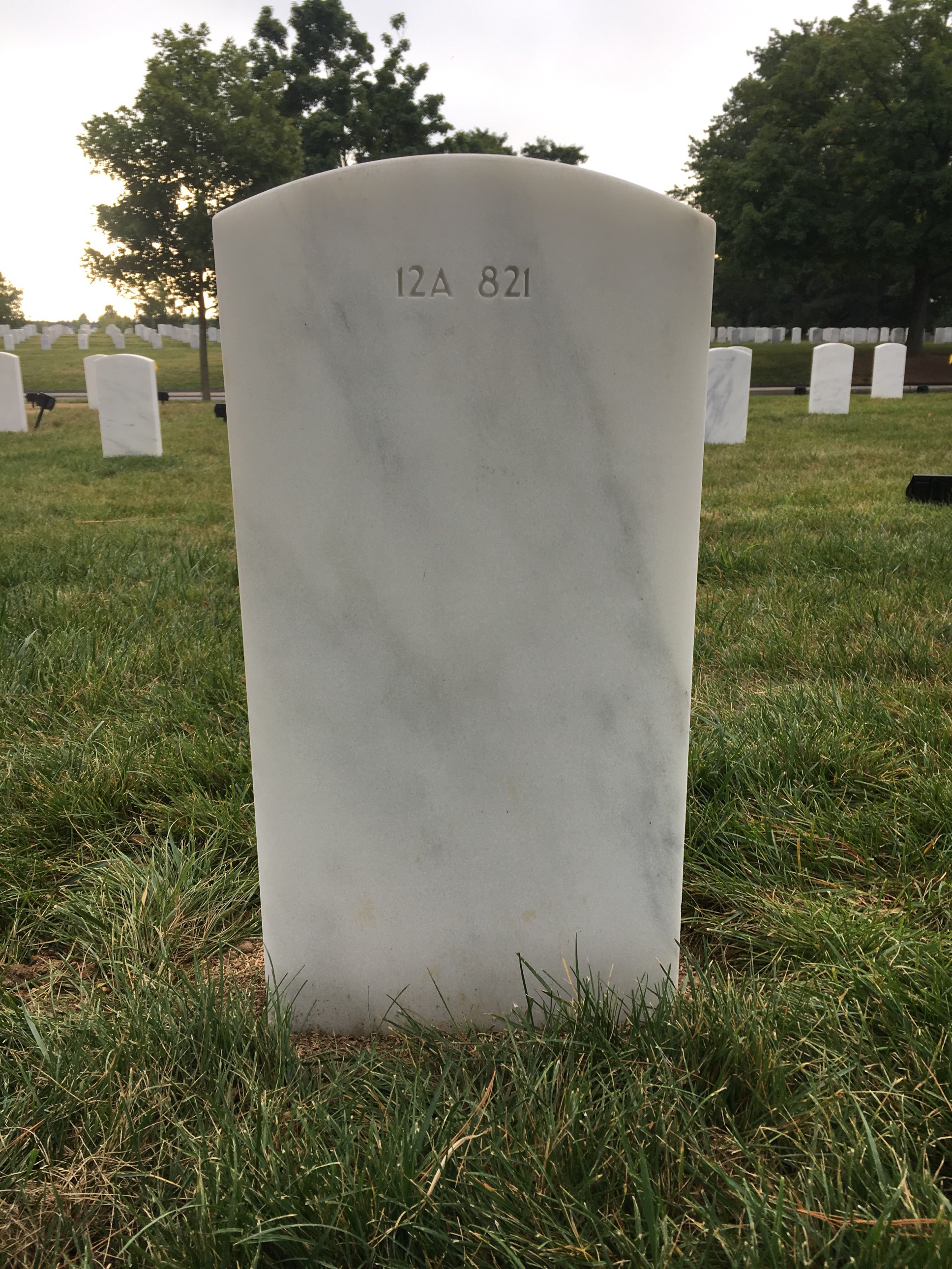 Back of headstone — Thomas Larry Silverthorn