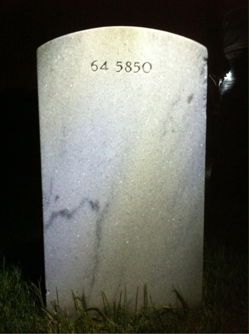 Back of headstone — Joseph Baldaia