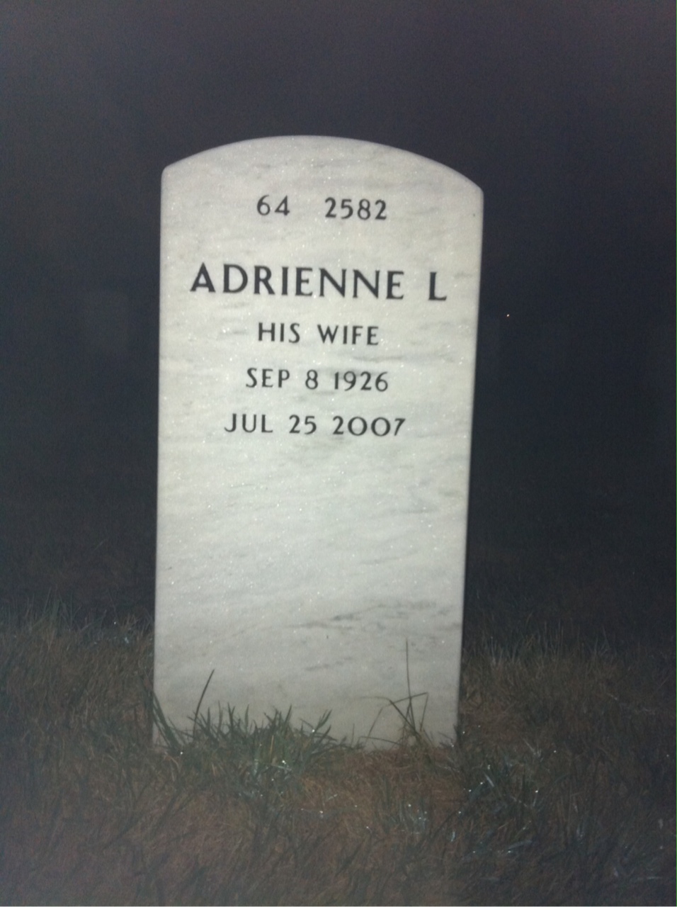 Back of headstone — John Eckert