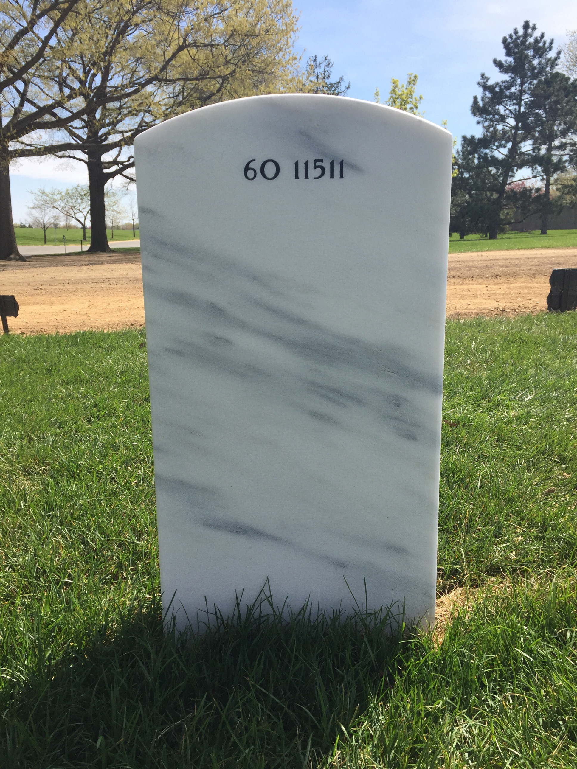 Back of headstone — Christopher Matthew Hammett