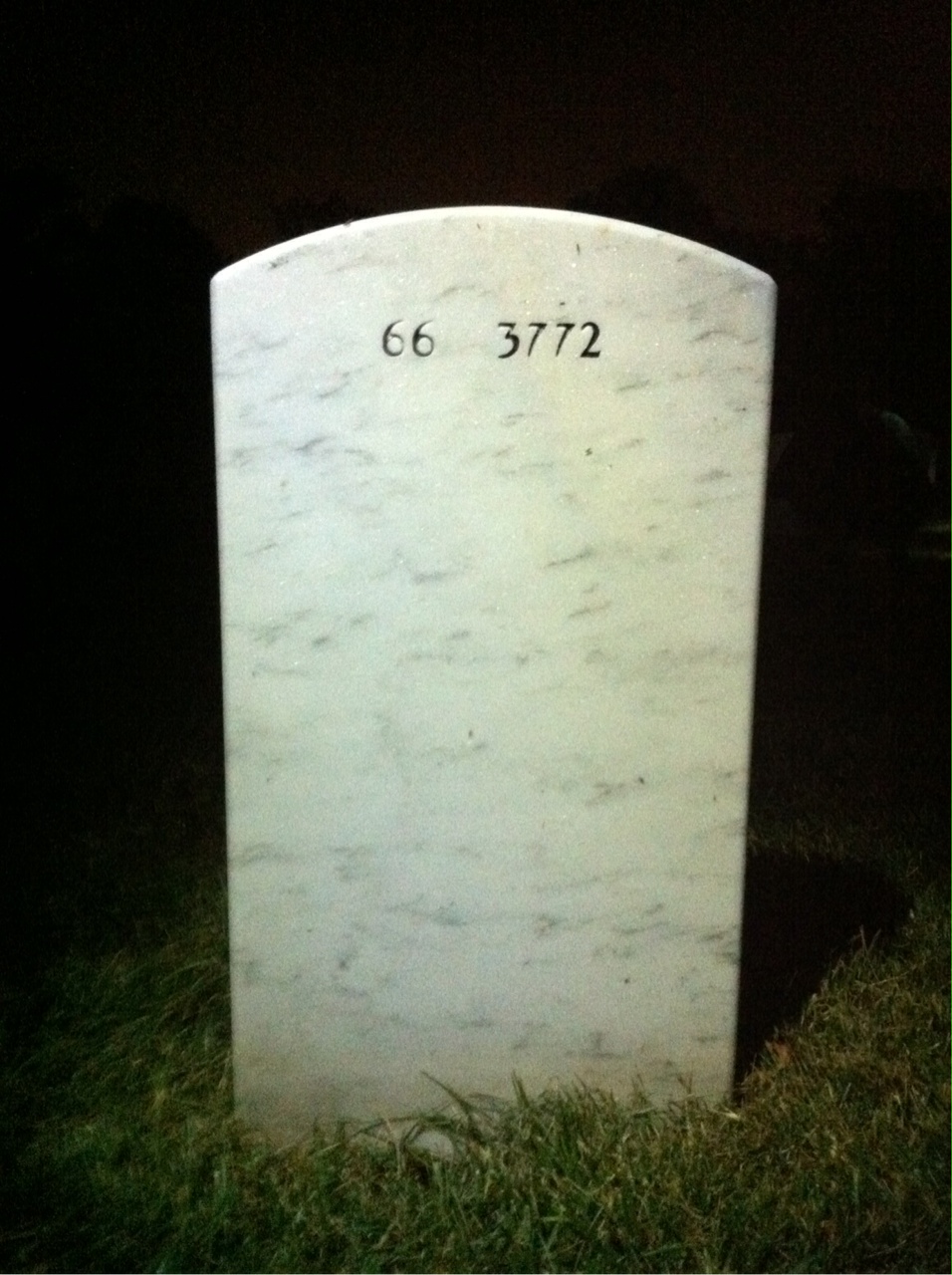 Back of headstone — Alfred Concepcion