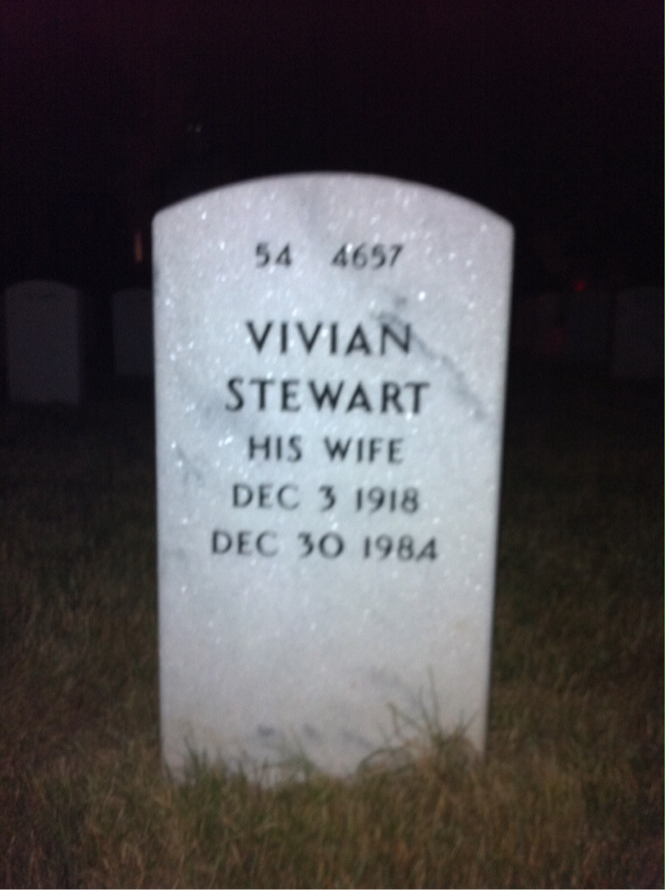 Back of headstone — Alfred Hayduk