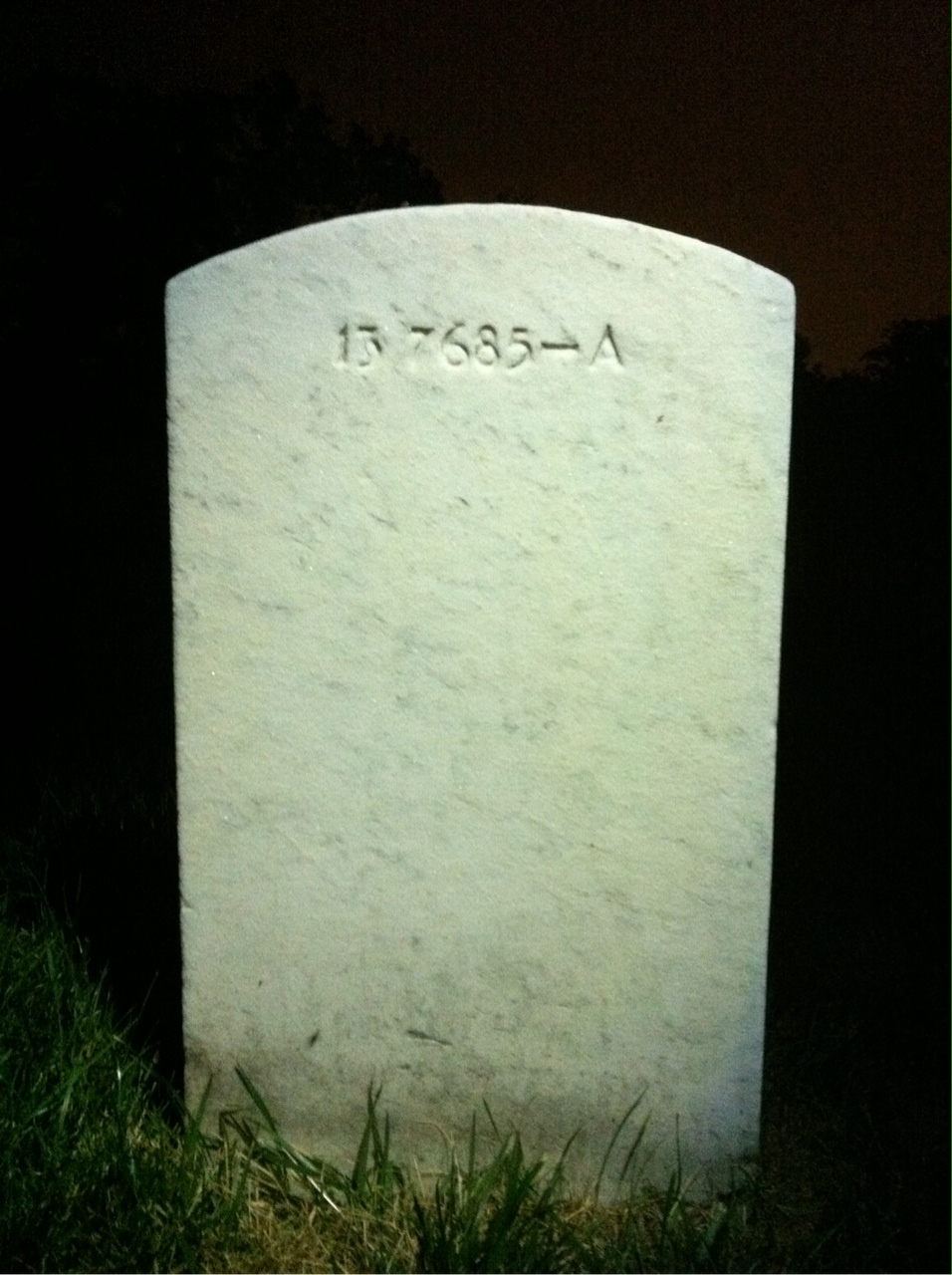 Back of headstone — Robert Bain