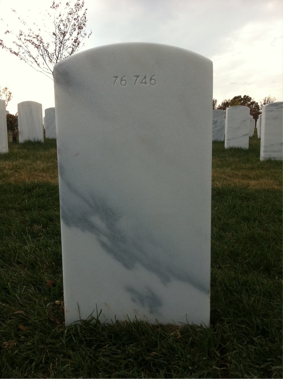 Back of headstone — William James Mayfield