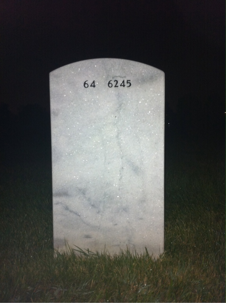 Back of headstone — Michael Somers