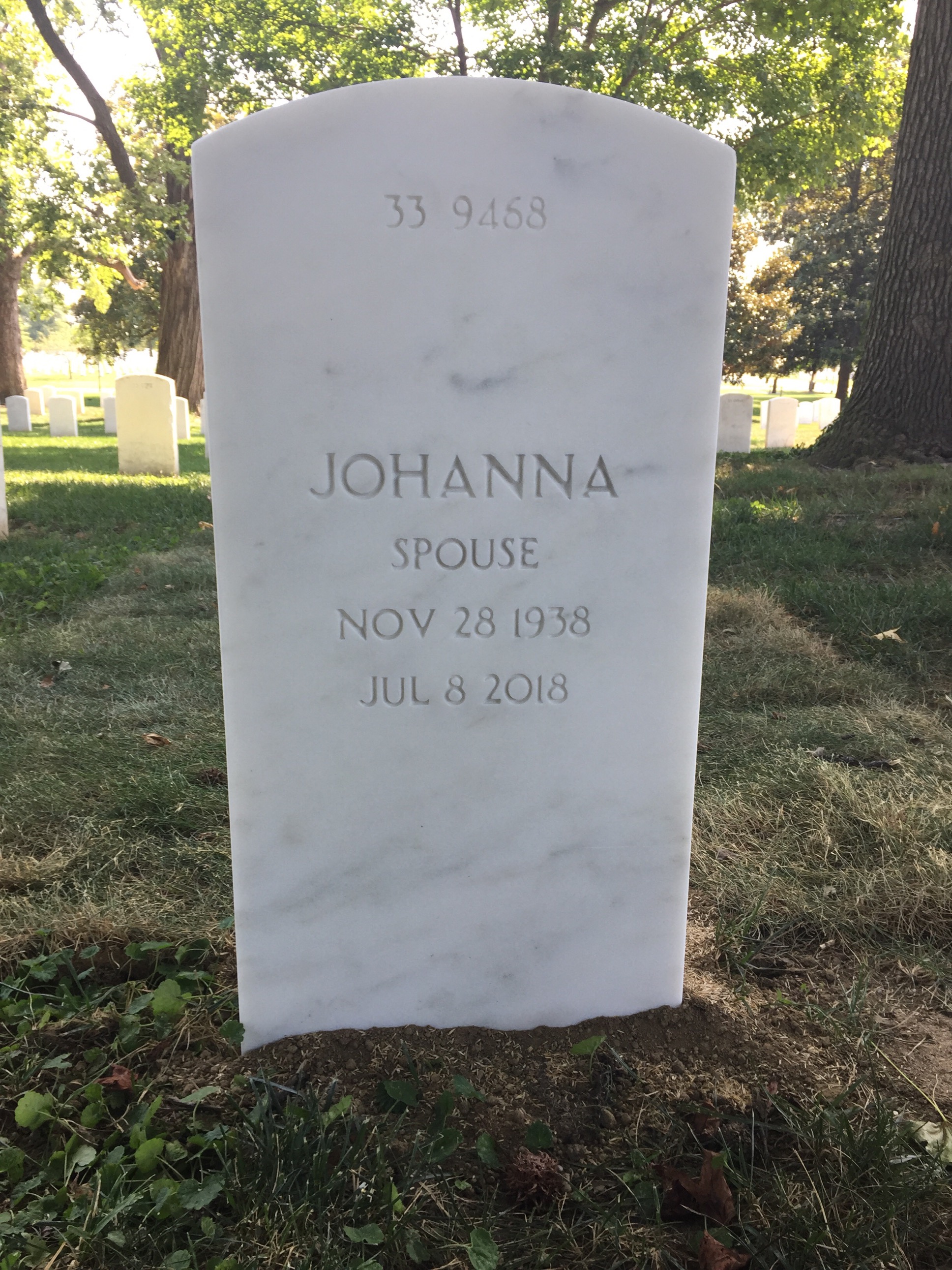 Back of headstone — Joseph Petito