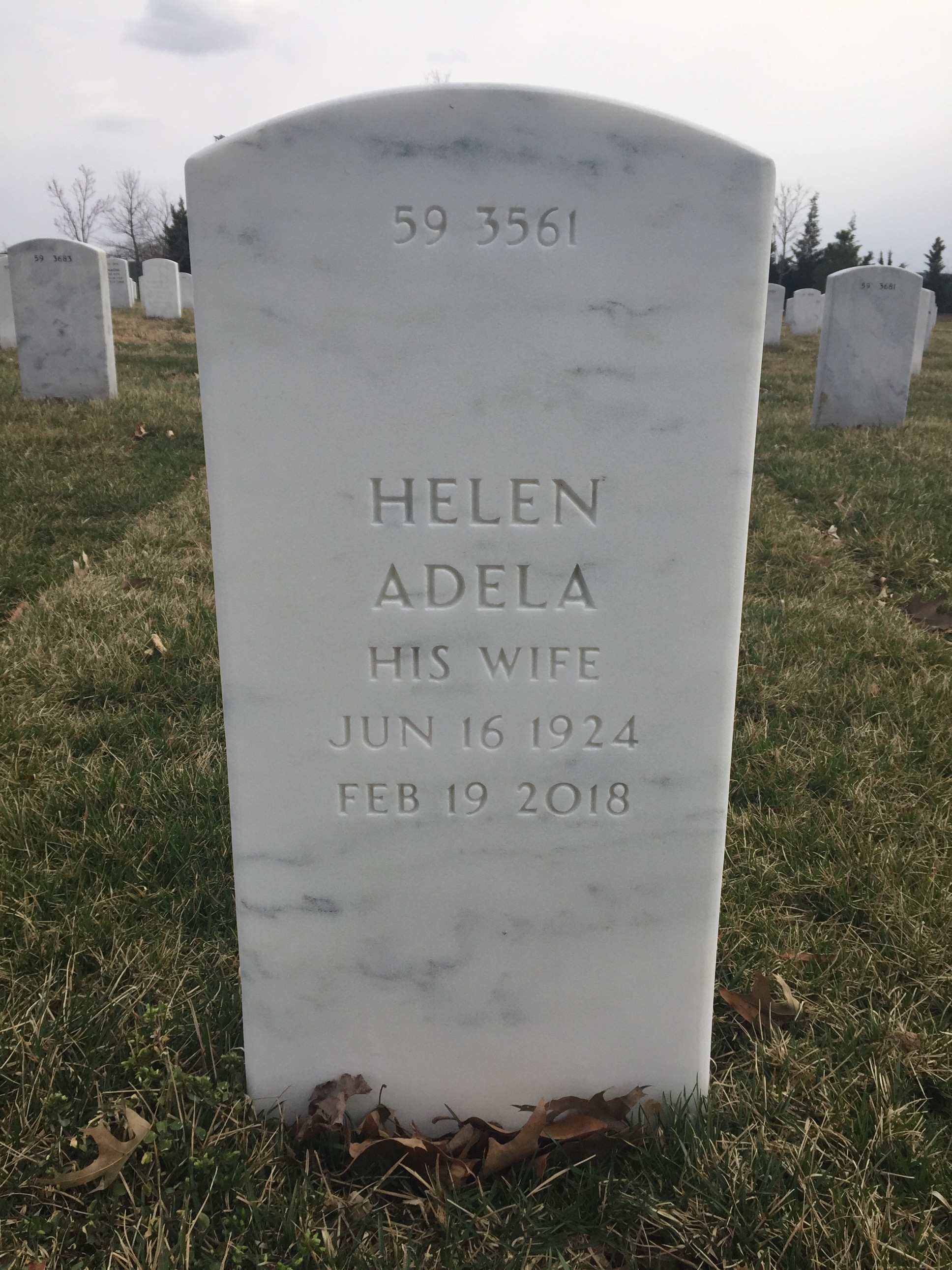 Back of headstone — John Pennett