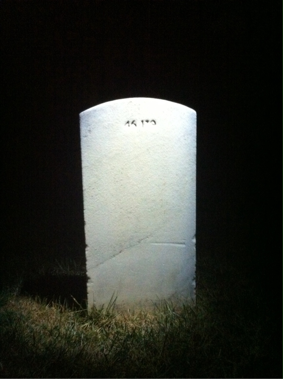 Back of headstone — Frank Mckechnie
