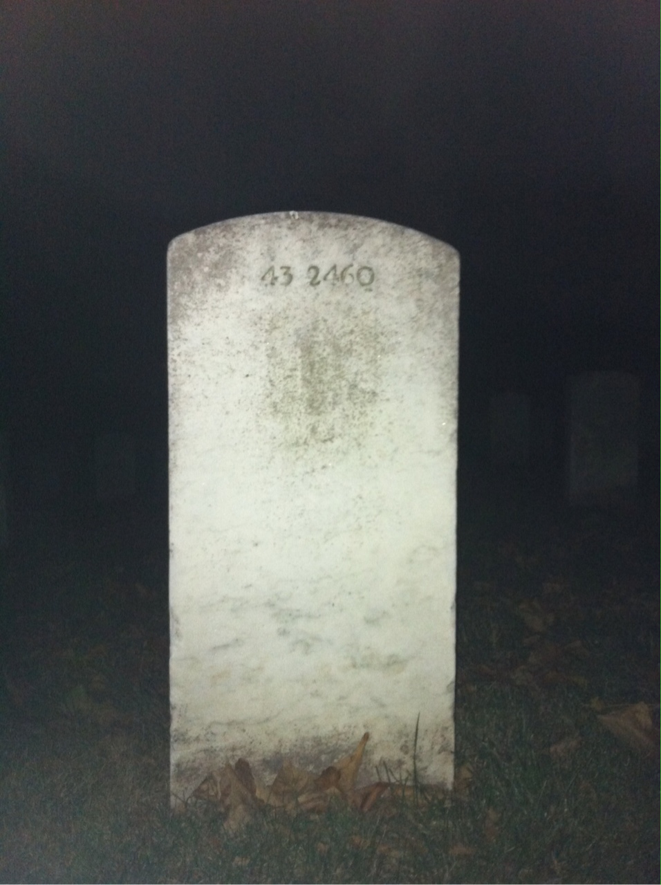 Back of headstone — Edward Molter