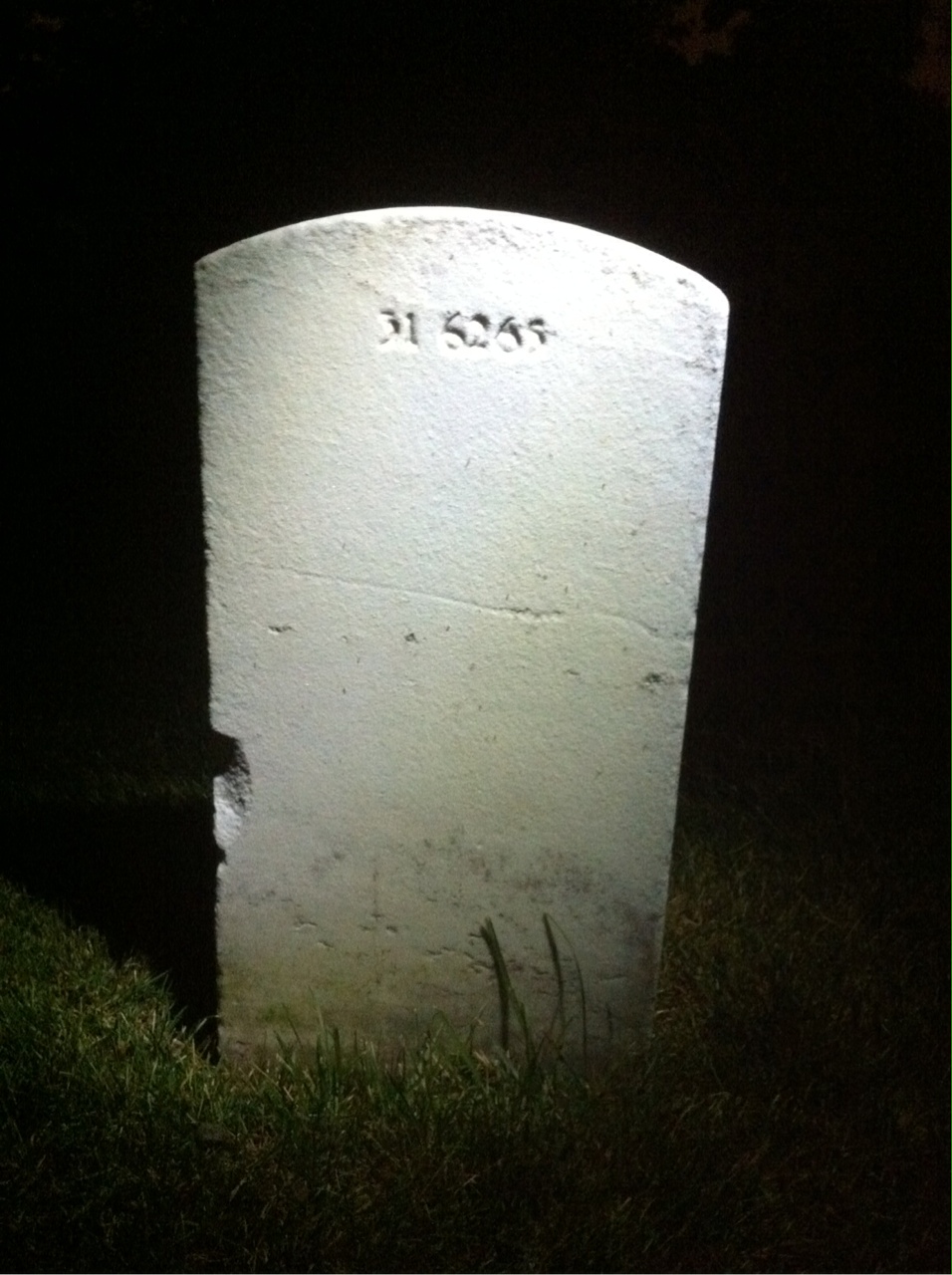 Back of headstone — Eliot Boynton
