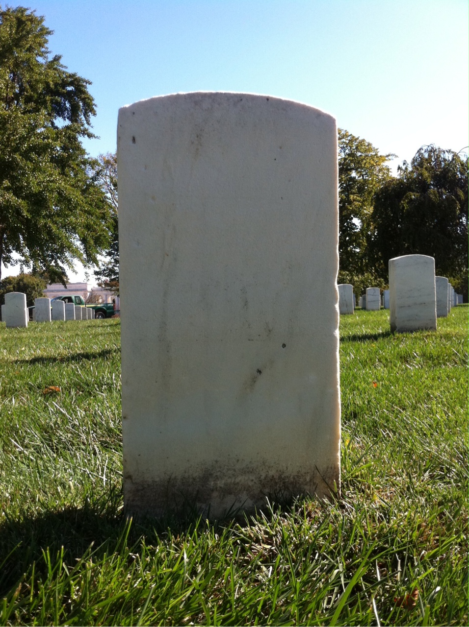 Back of headstone — Thomas Begley