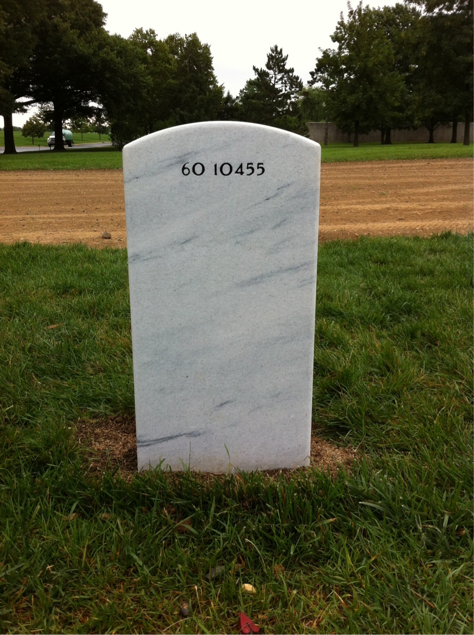 Back of headstone — Timothy Michael Johns