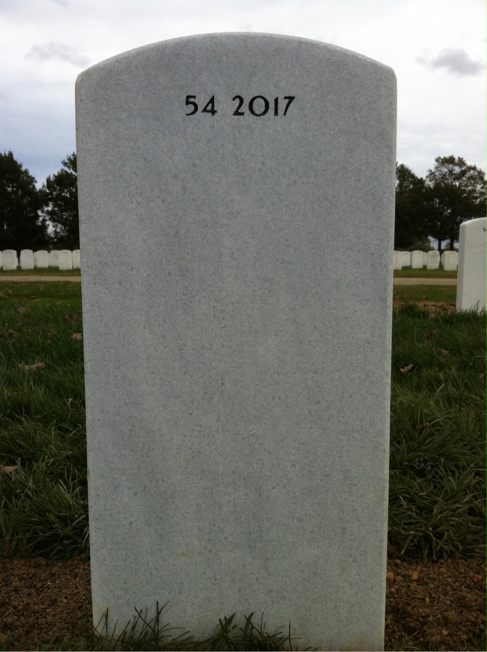 Back of headstone — Sheretta English