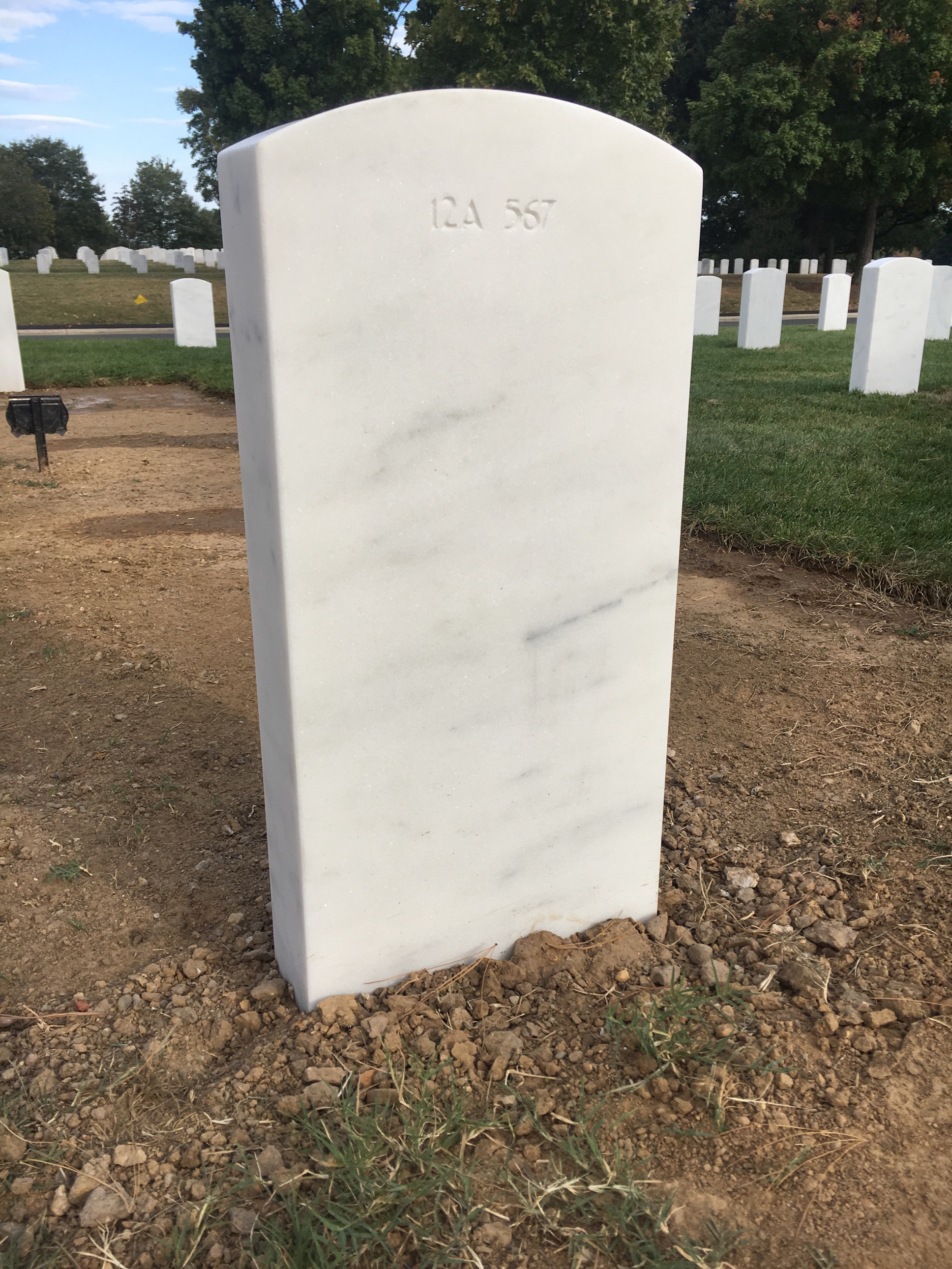 Back of headstone — Joseph Alto