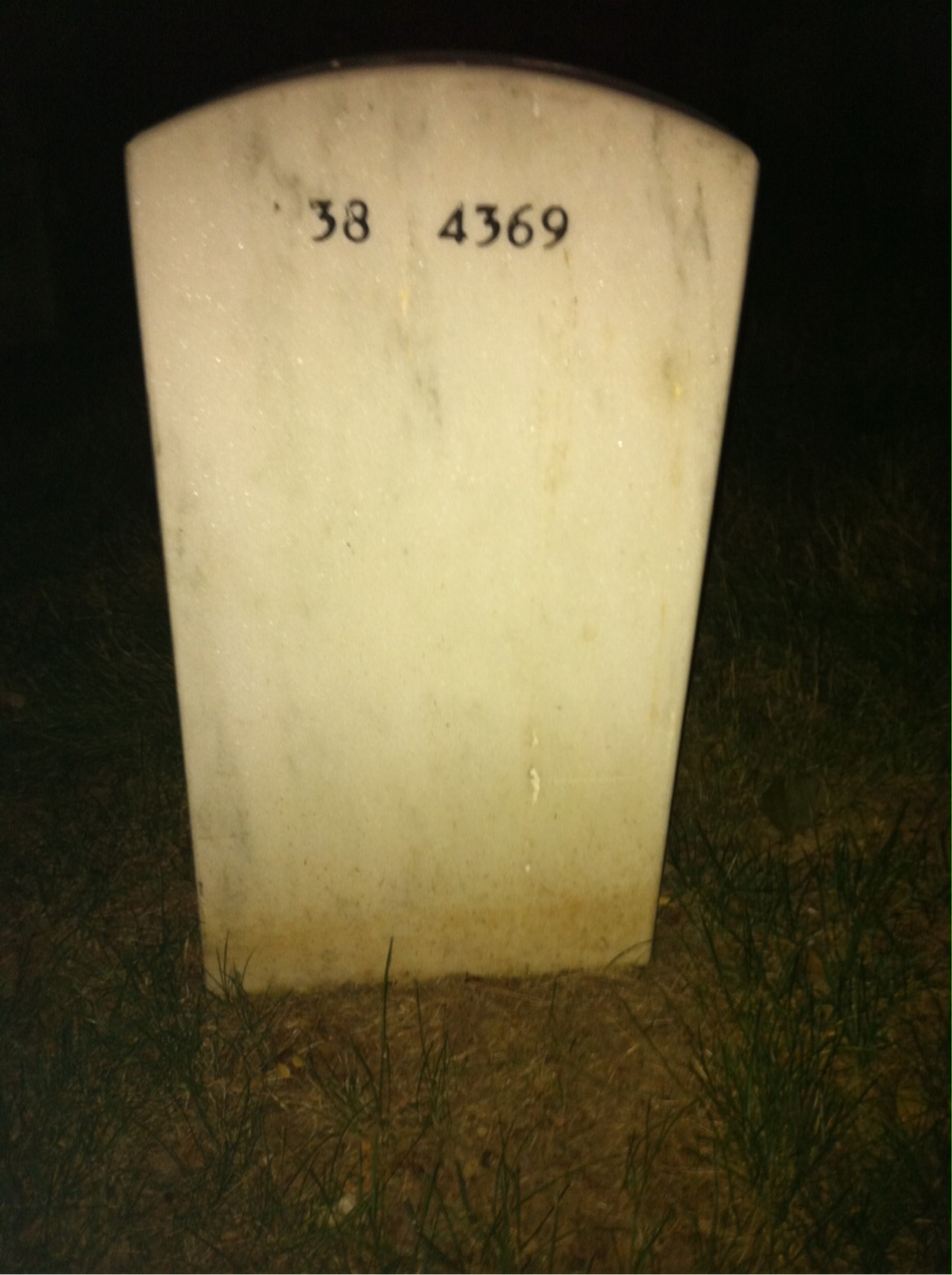 Back of headstone — Carl Miller