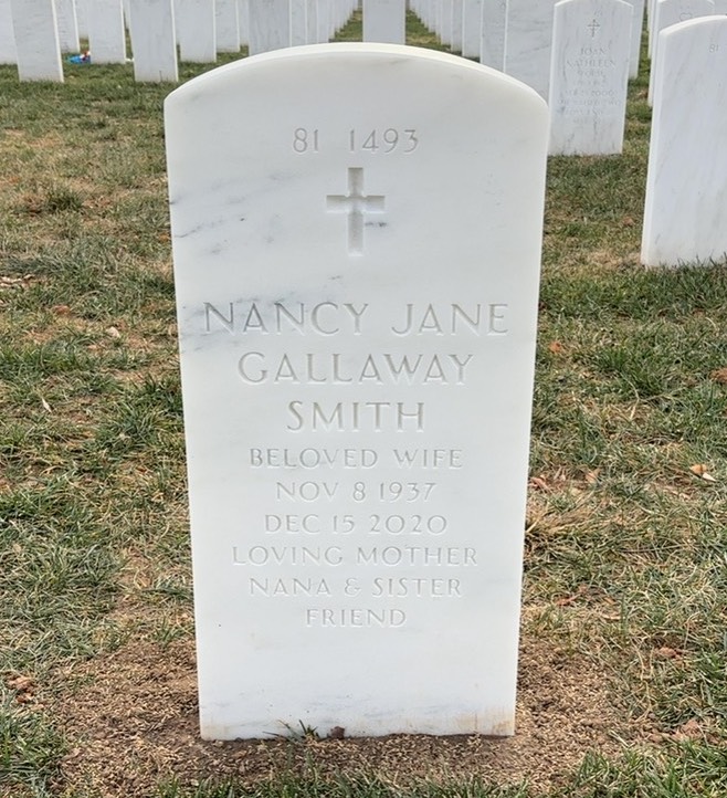 Back of headstone — Colin Andrew Smith
