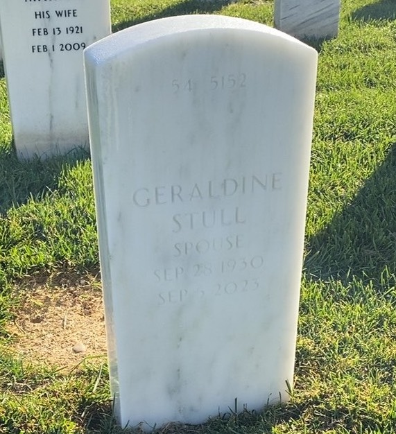 Back of headstone — Scheller Garlock