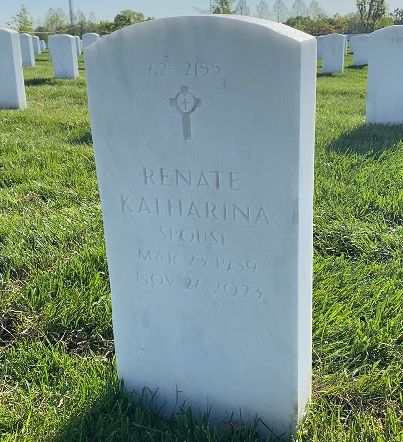 Back of headstone — Howard H Bibeau