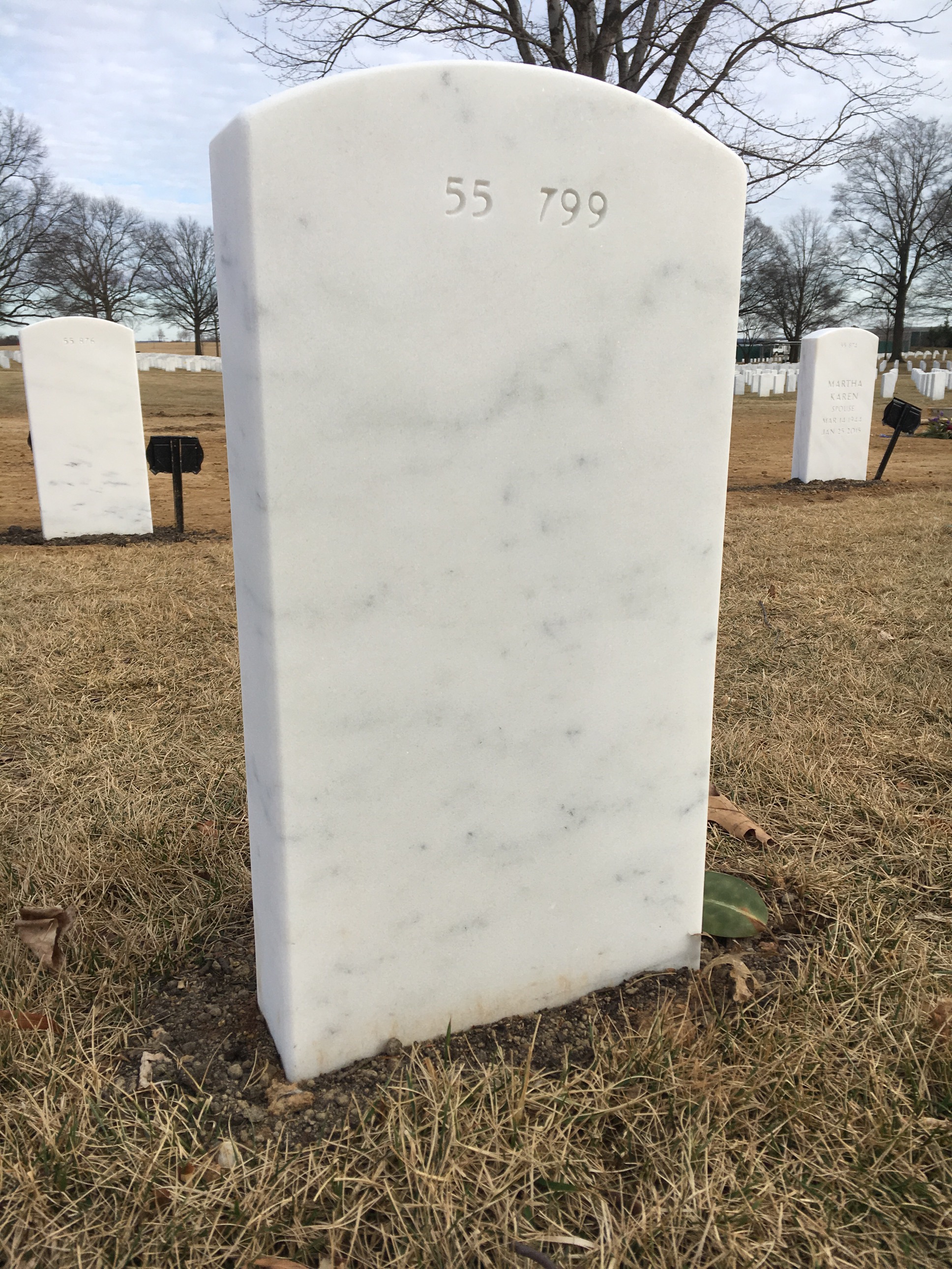 Back of headstone — Thomas Christopher Irwin