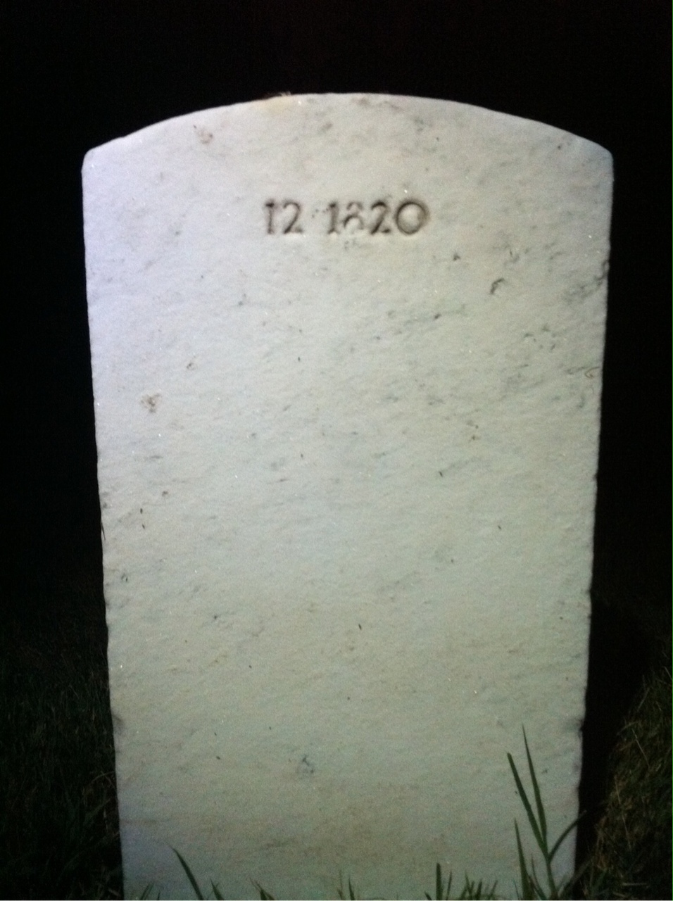 Back of headstone — William Morris