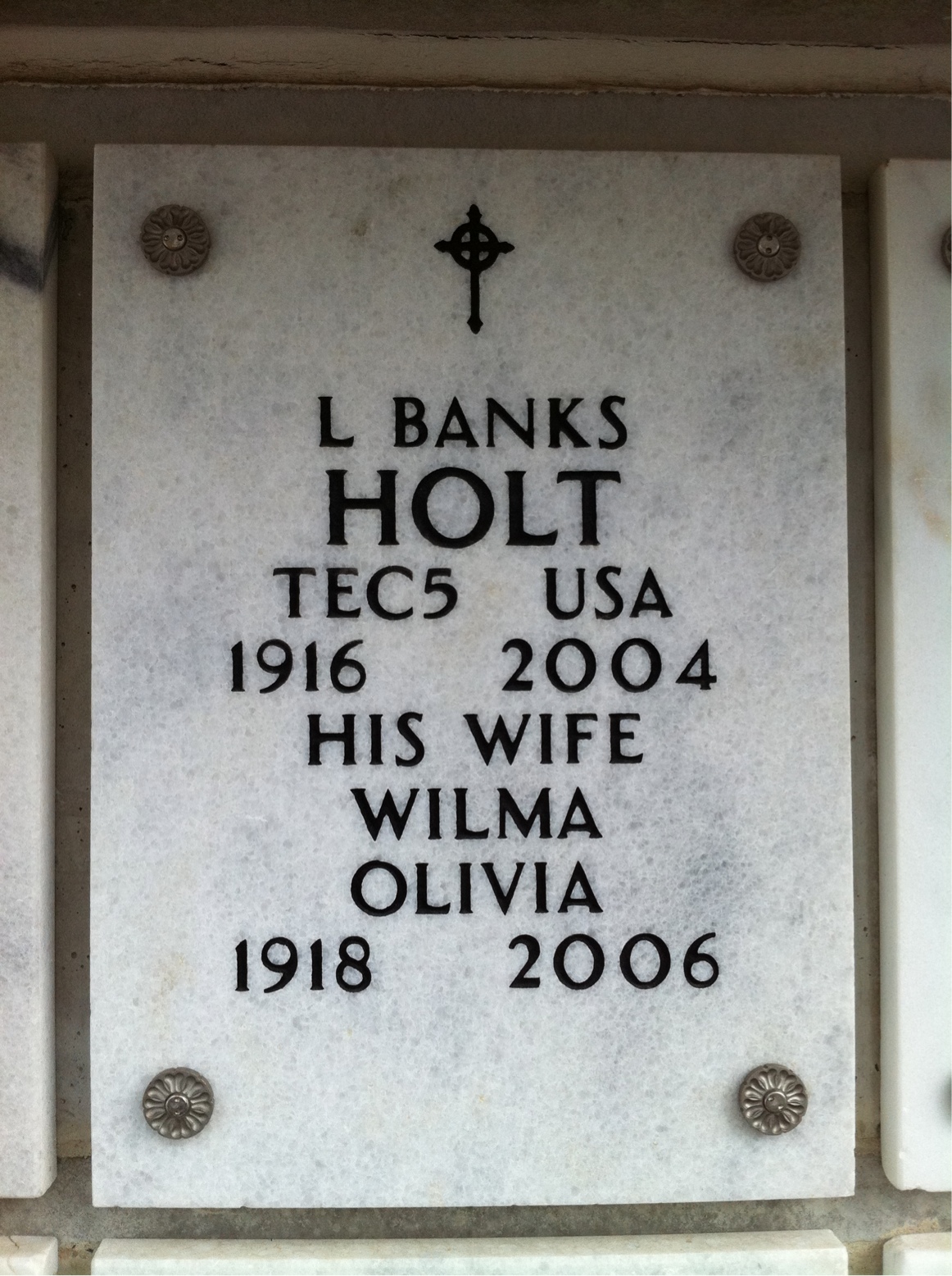 L Banks Holt