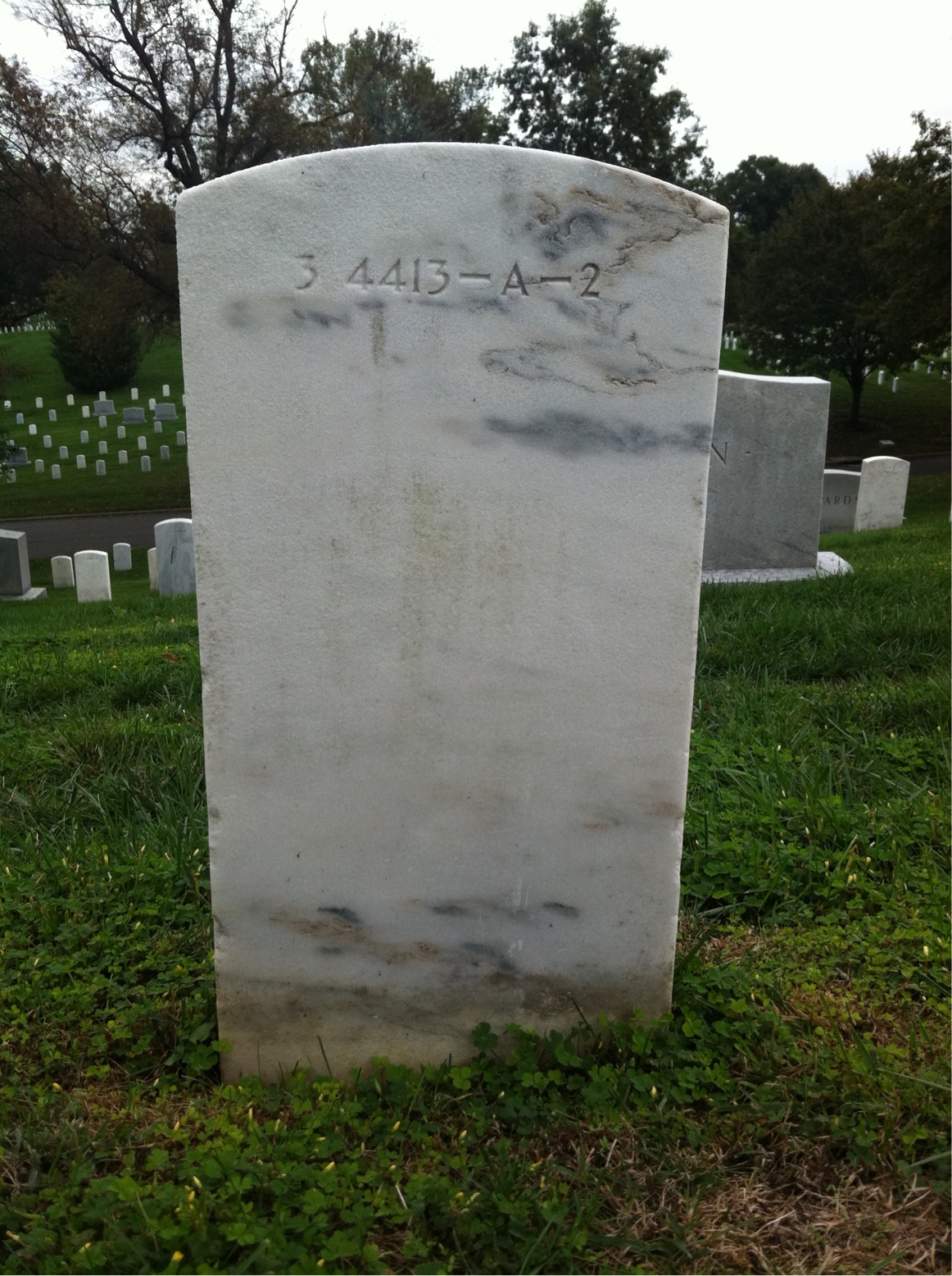 Back of headstone — Ida Brenchick