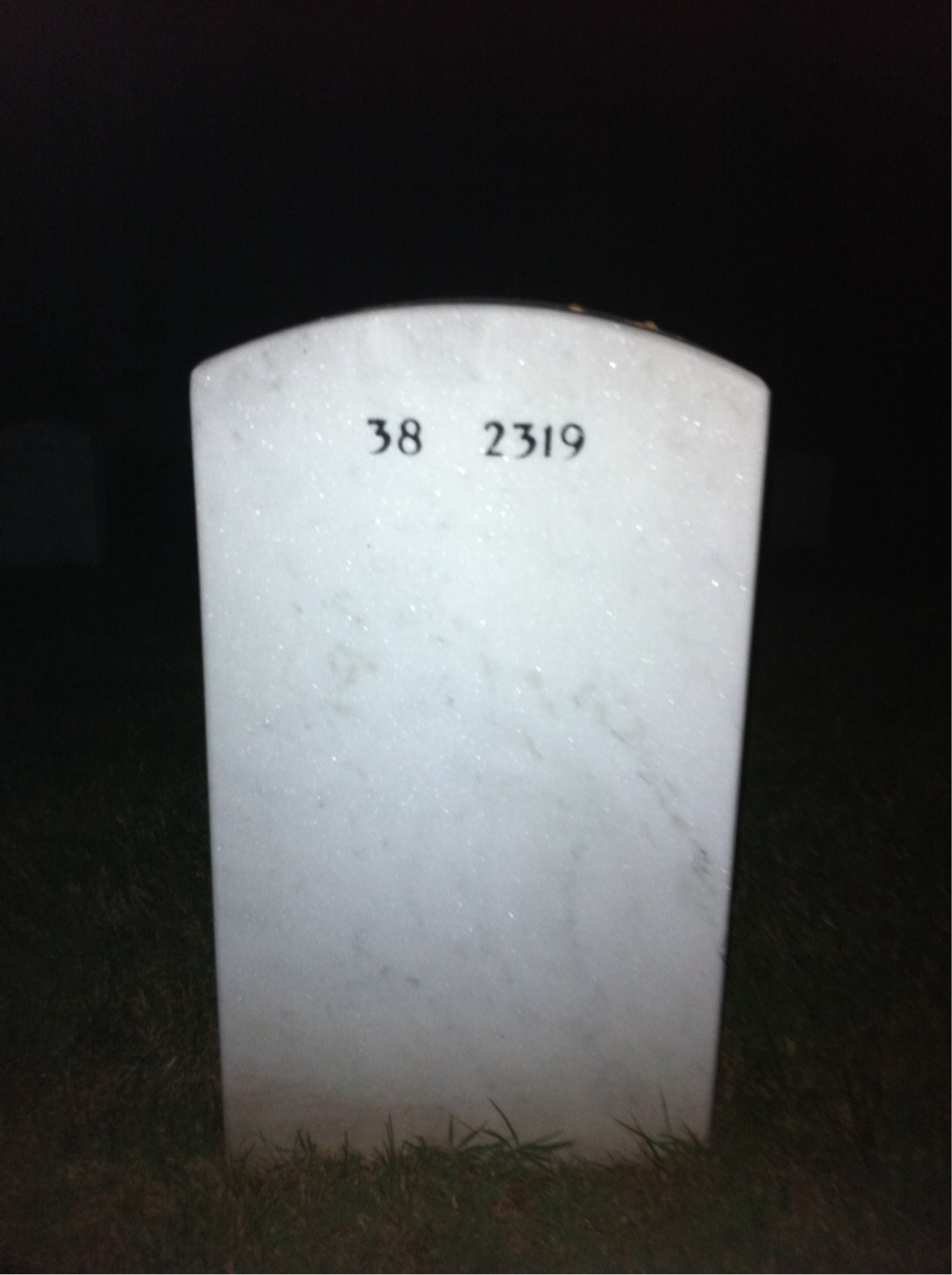 Back of headstone — Frank Borzage
