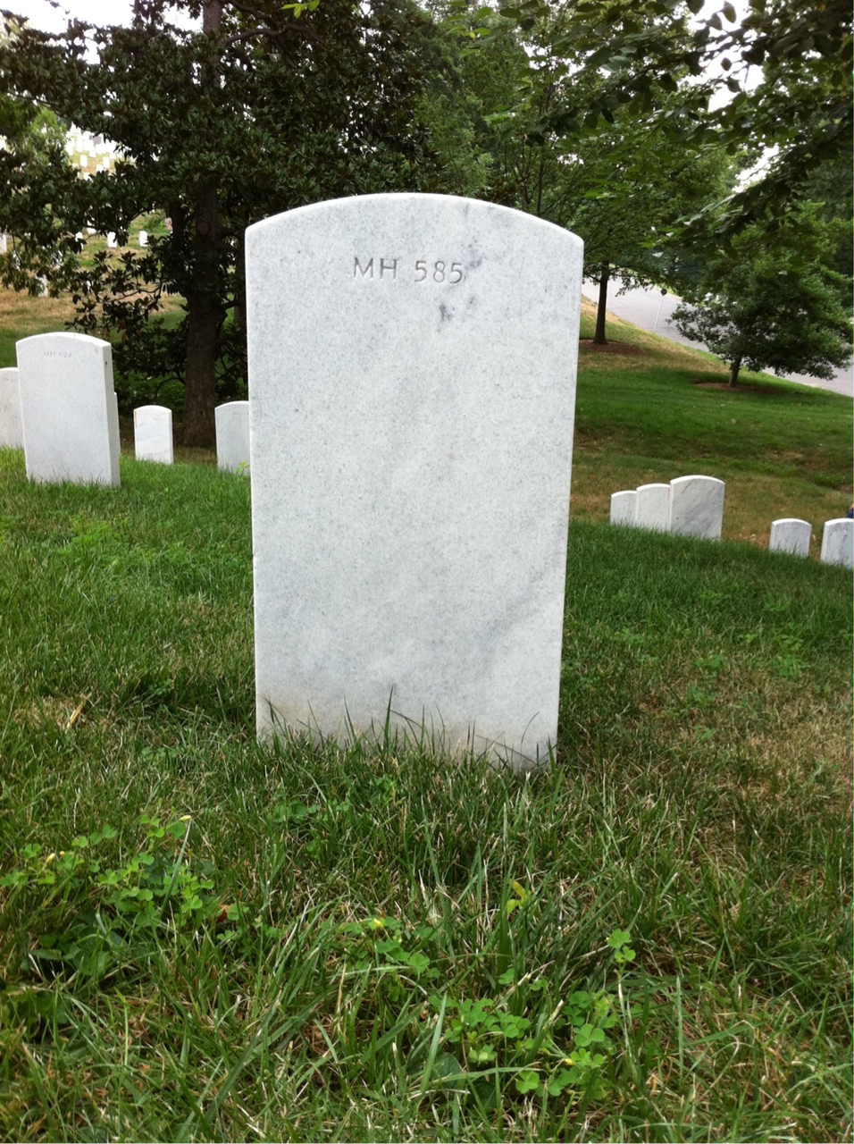Back of headstone — Andrew Ballock