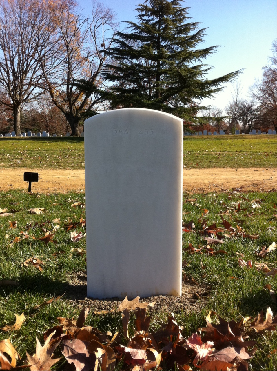 Back of headstone — Stanley Baldwin
