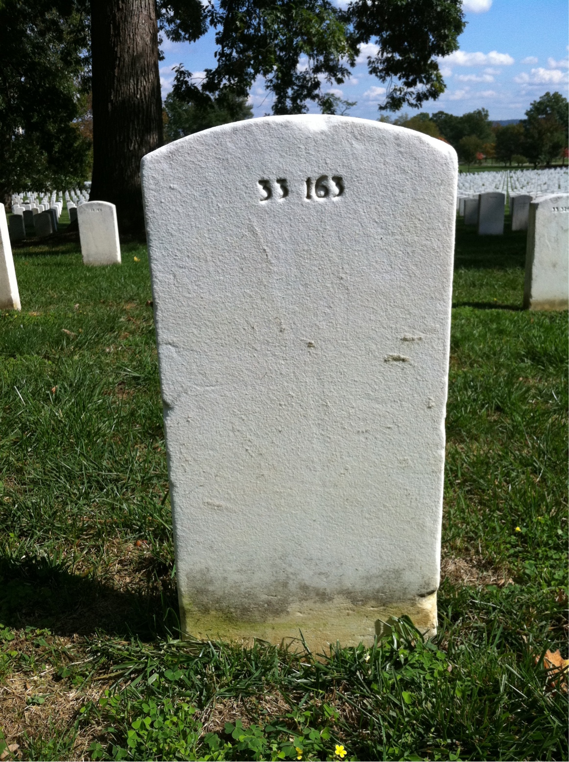 Back of headstone — Peggy Lou Murphy