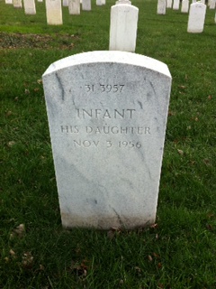 Back of headstone — Ralph King