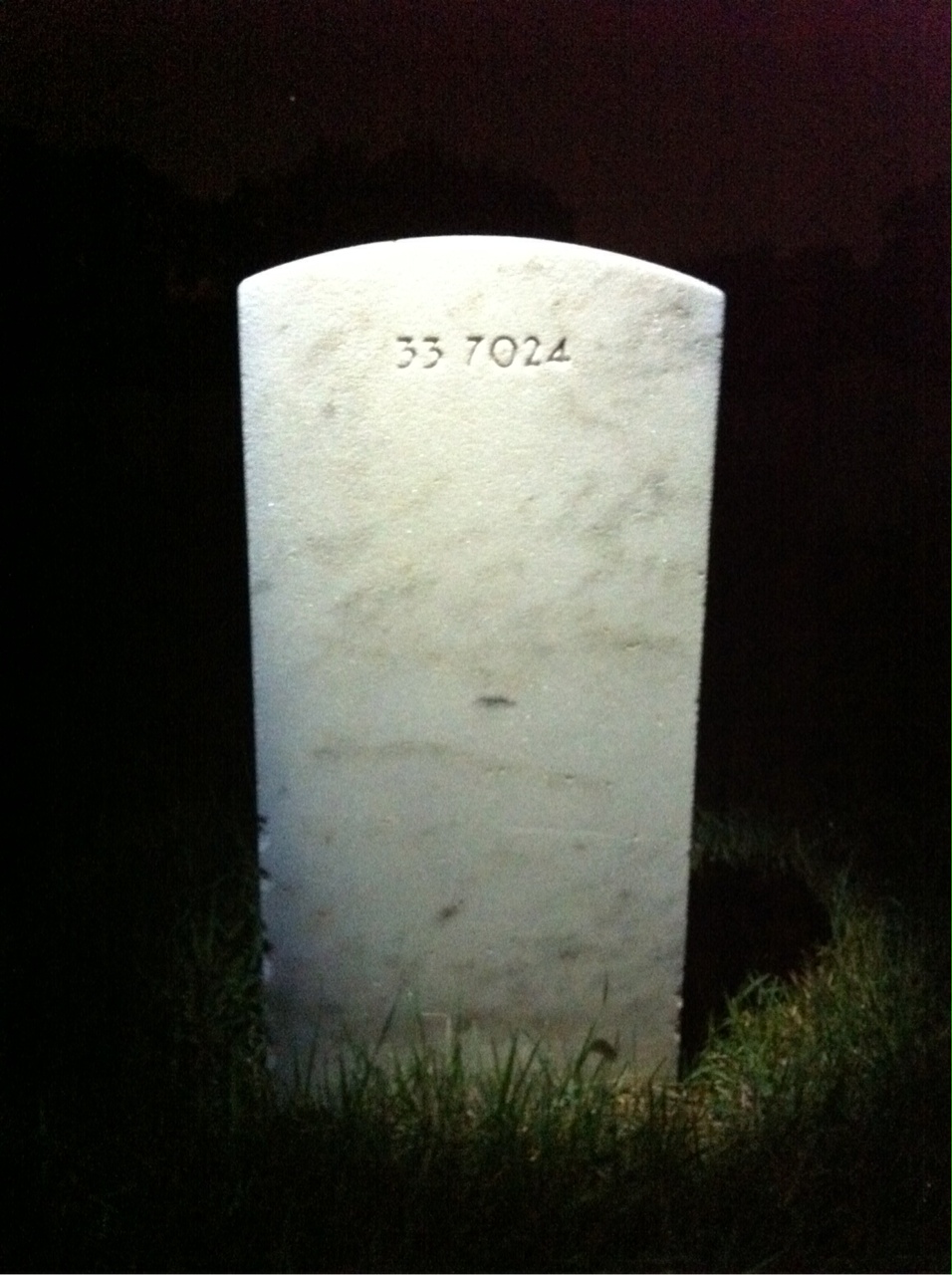 Back of headstone — Annabel Morgenroth